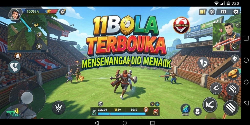 Tampilan gameplay yang memukau dalam dunia terbuka 11BOLA.