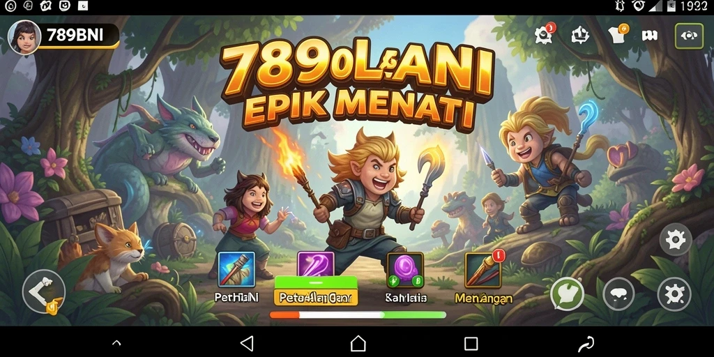 Tampilan gameplay yang menarik dalam 789BNI dengan petualangan menantang.