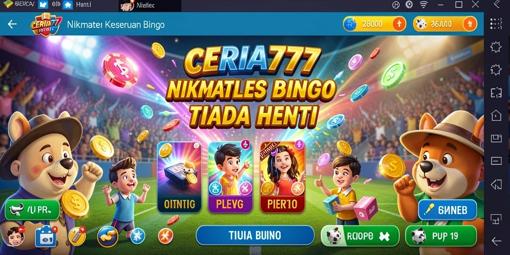 Tampilan gameplay Bingo yang menarik dan interaktif dari CERIA777.