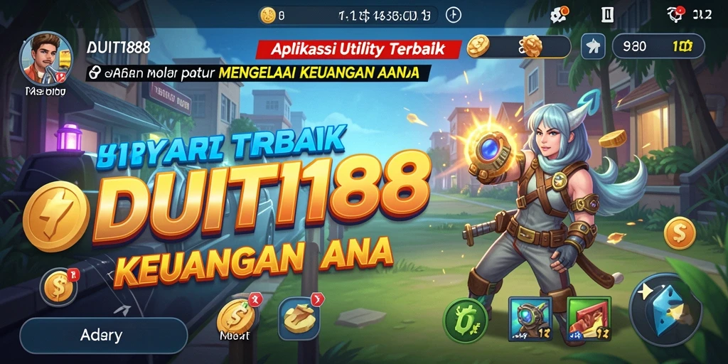 Tampilan aplikasi DUIT188 untuk pengelolaan keuangan.