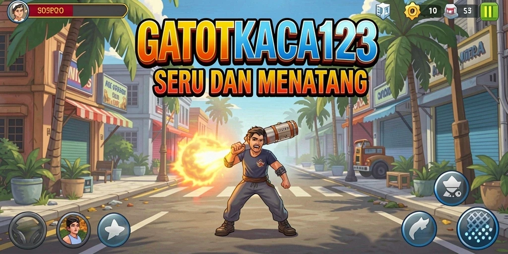 Tampilan gameplay seru GATOTKACA123 yang menantang.