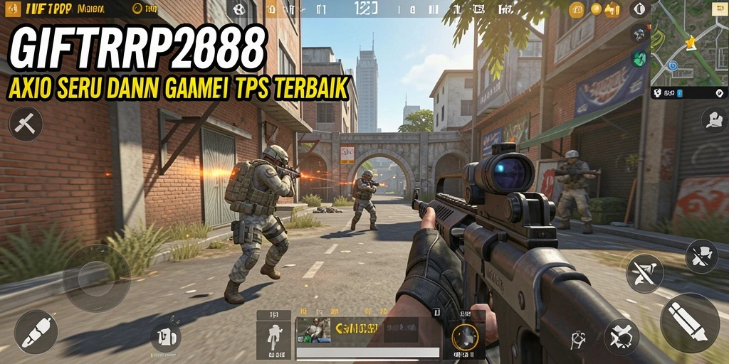 Tampilan gameplay menarik dari GIFTRP288 dalam mode TPS.
