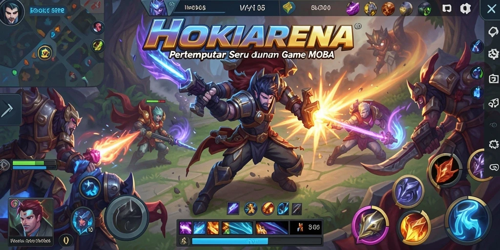 Momen seru pertempuran di arena HOKIARENA.