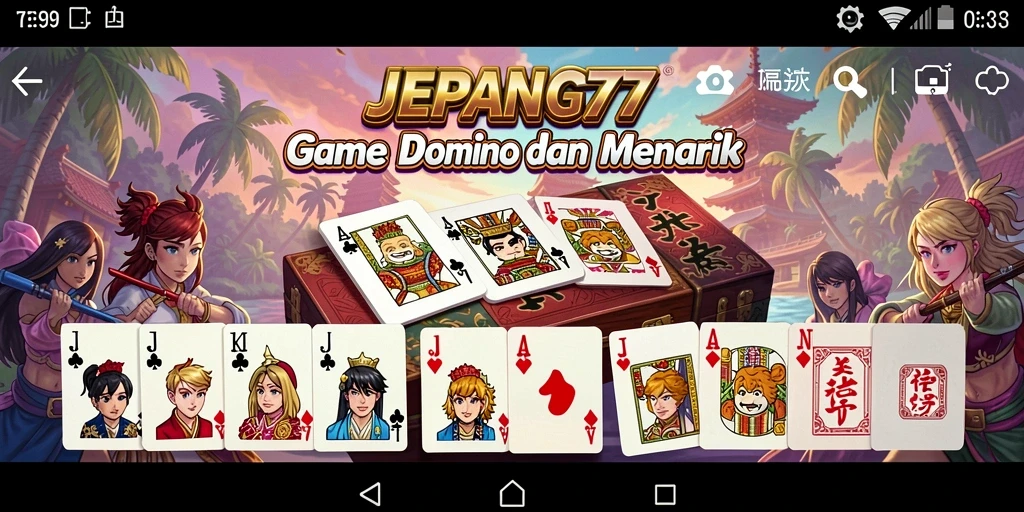 Gameplay menarik dan seru dalam JEPANG77 yang penuh strategi.