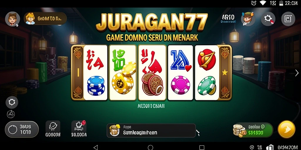 Tampilan seru gameplay JURAGAN77 dengan berbagai mode permainan.