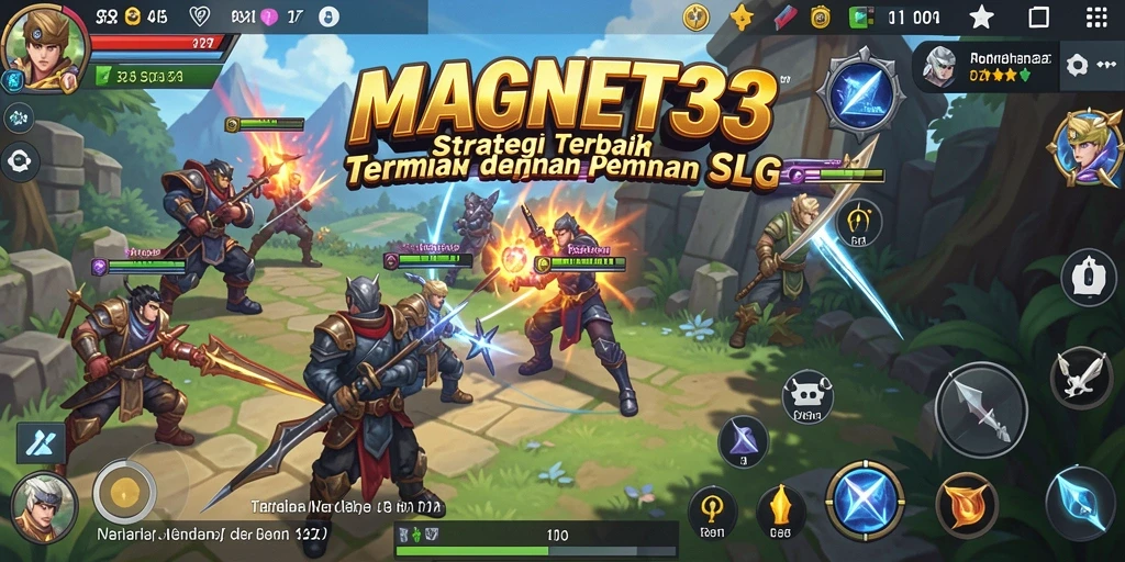 Tampilan menarik dari gameplay MAGNET33 dalam genre SLG.