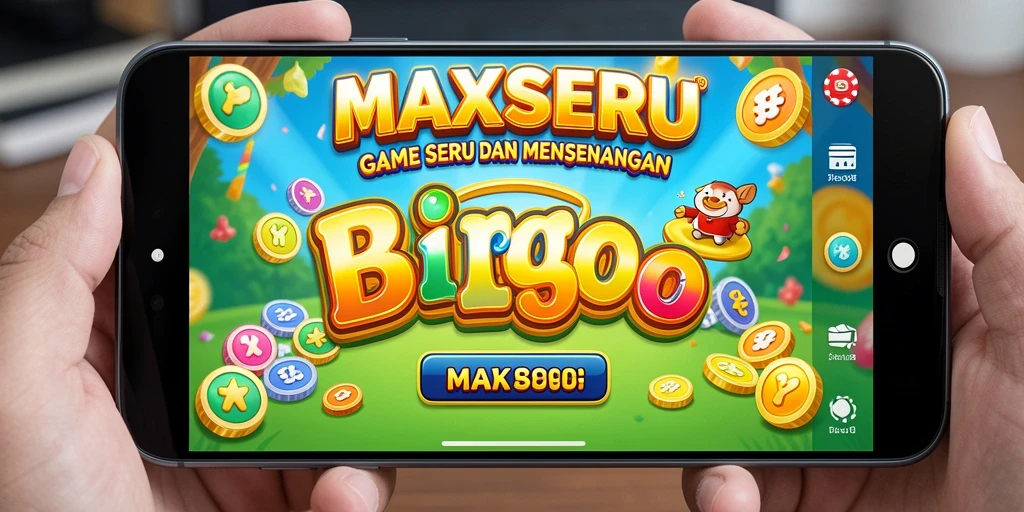 Screenshot gameplay MAXSERU yang menampilkan suasana Bingo yang mendebarkan.