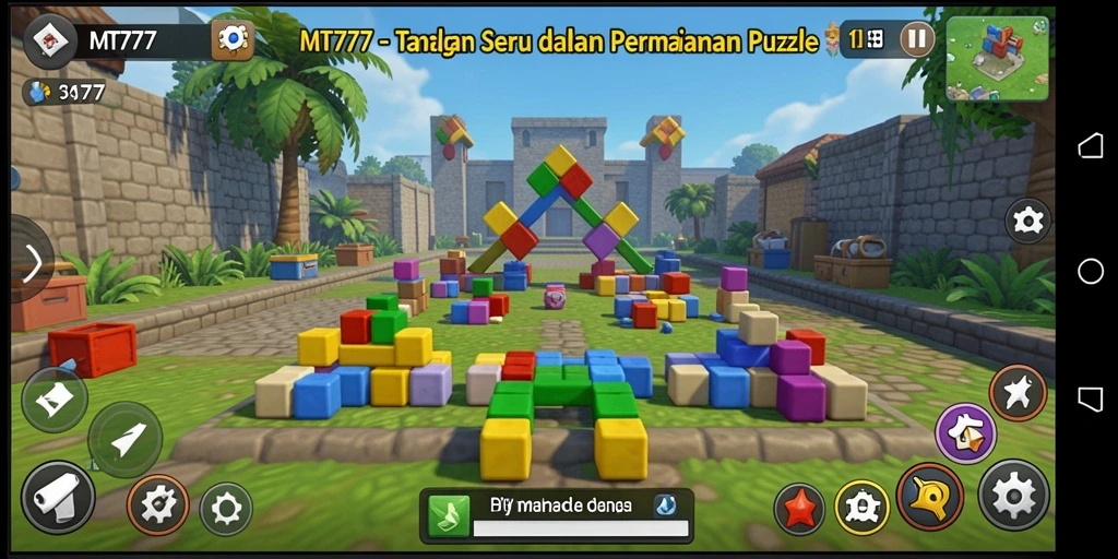Tampilan gameplay MT777 yang menantang dan seru.