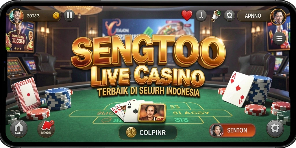 Gameplay mendebarkan dengan dealer langsung di SENGTOTO.