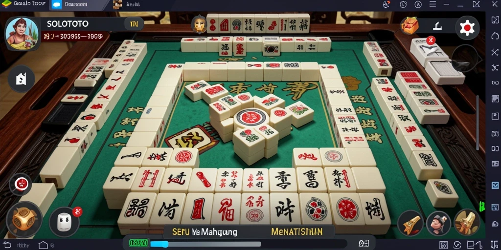 Tampilan screenshot permainan Mahjong dari SOLOTOTO dengan grafis menawan.