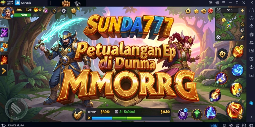 Tampilan gameplay SUNDA777 dengan pertarungan yang mendebarkan.