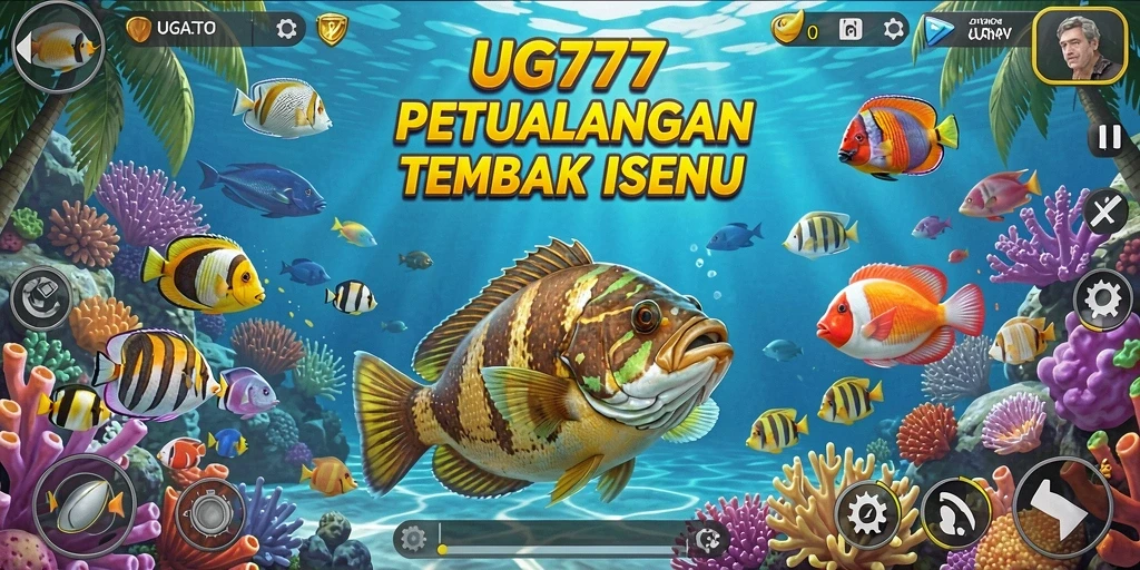 Tampilan gameplay Tembak Ikan yang seru di UG777.
