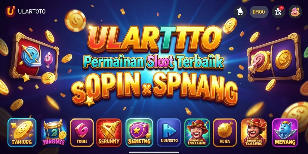 Tampilan gameplay ULARTOTO yang menarik dan penuh warna.